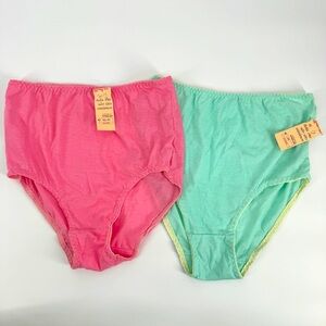 Vintage Antina set of 2 high waist granny panties